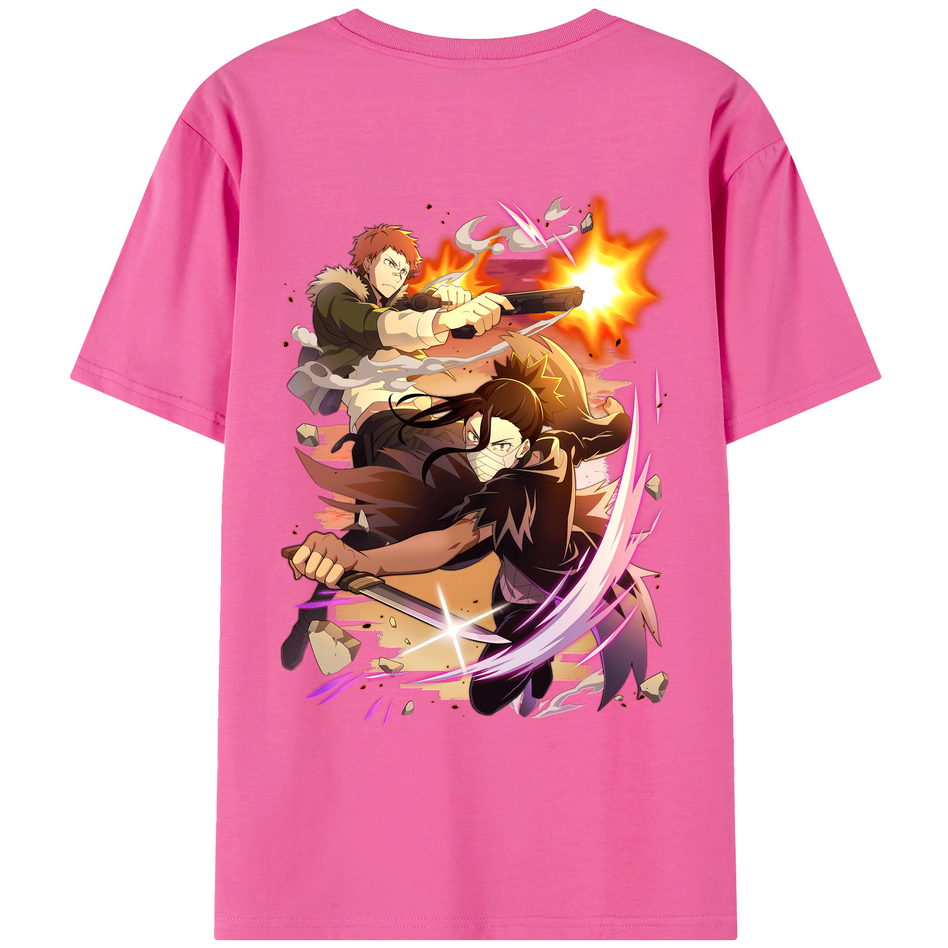 （画像用） 文豪ストレイドッグス Bungo Stray Dogs レディース半袖Tシャツ(バックプリント)